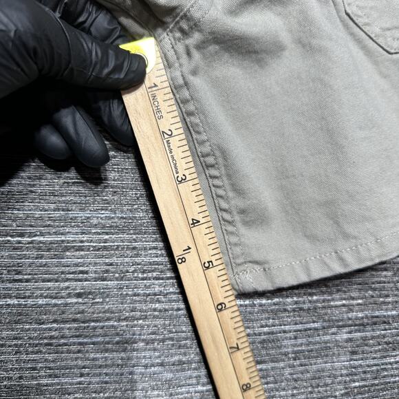 Carhartt Shorts Women's Size 14 REG Khaki Relaxed Fit Work BS5730-W - Picture 5 of 13